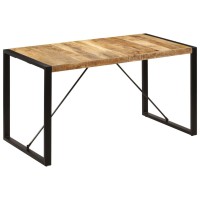 Vidaxl Dining Table 55.1X27.6X29.5 Solid Mango Wood