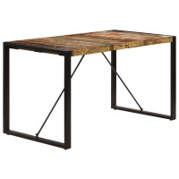Vidaxl Dining Table 55.1X27.6X29.5 Solid Reclaimed Wood