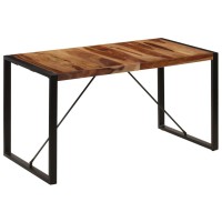 Vidaxl Dining Table 55.1X27.6X29.5 Solid Sheesham Wood