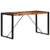 Vidaxl Dining Table 55.1X27.6X29.5 Solid Sheesham Wood