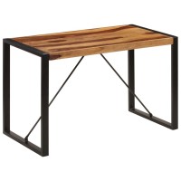 Vidaxl Dining Table 47.2X23.6X29.9 Solid Sheesham Wood