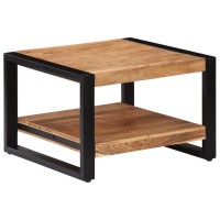 Vidaxl Coffee Table 23.6X23.6X15.7 Solid Acacia Wood