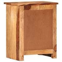 Vidaxl Nightstand 15.7X11.8X19.6 Solid Sheesham Wood