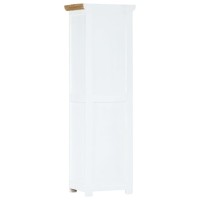 vidaXL Highboard White and Brown 15.7