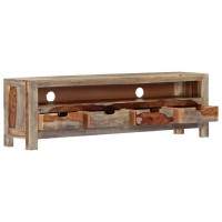 Vidaxl Tv Cabinet Solid Sheesham Wood 51.1X11.8X15.7