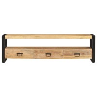 Vidaxl Tv Cabinet 59.1X11.8X17.7 Solid Mango Wood