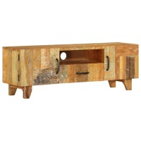 Vidaxl Hand Carved Tv Cabinet 47.2X11.8X15.7 Solid Reclaimed Wood