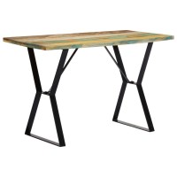 Vidaxl Dining Table 47.2X23.6X29.9 Solid Reclaimed Wood