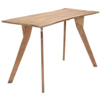 Vidaxl Dining Table 47.2X22.8X29.9 Solid Acacia Wood