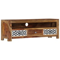 Vidaxl Tv Cabinet 47.2X11.8X15.7 Solid Sheesham Wood