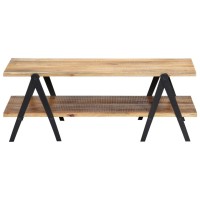 Vidaxl Coffee Table 45.3X23.6X15.7 Solid Mango Wood