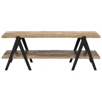 Vidaxl Coffee Table 45.3X23.6X15.7 Solid Reclaimed Wood