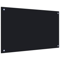 vidaXL Kitchen Backsplash Black 31.5