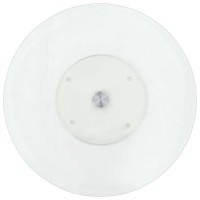 vidaXL Rotating Serving Plate Transparent 23.6