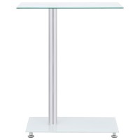 Vidaxl U-Shaped Side Table Transparent 17.7X11.8X22.8 Tempered Glass