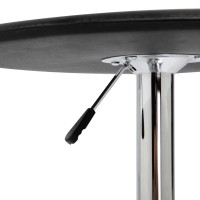 vidaXL Bar Table Black 脴23.6