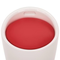 vidaXL Storage Stool White and Red Faux Leather