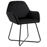 Vidaxl Dining Chairs 2 Pcs Black Velvet