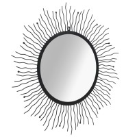 vidaXL Garden Wall Mirror Sunburst 31.4