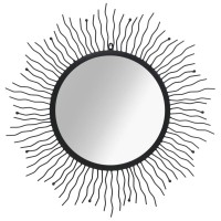 vidaXL Garden Wall Mirror Sunburst 31.4