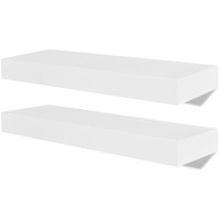 vidaXL Wall Shelves 4 pcs White 15.7