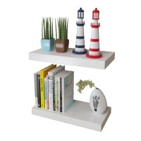 vidaXL Wall Shelves 4 pcs White 15.7