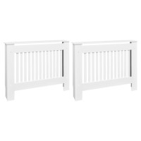 Vidaxl Radiator Covers 2 Pcs White Mdf 44.1