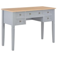 vidaXL Writing Desk Gray 43.1
