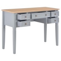 vidaXL Writing Desk Gray 43.1