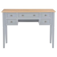 vidaXL Writing Desk Gray 43.1