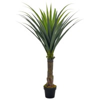 vidaXL Artificial Plant Yucca Tree with Pot Green 57.1