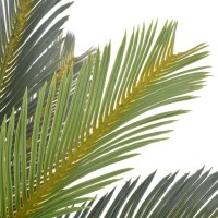 vidaXL Artificial Plant Cycas Palm with Pot Green 35.4