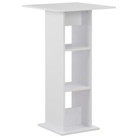 vidaXL Bar Table White 23.6