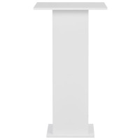 vidaXL Bar Table White 23.6