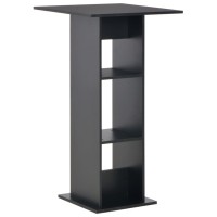 vidaXL Bar Table Black 23.6