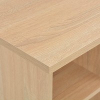 vidaXL Bar Table Oak 23.6