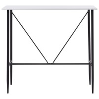 vidaXL Bar Table White 47.2