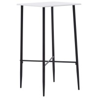 vidaXL Bar Table White 23.6