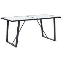 vidaXL Dining Table White 55.1