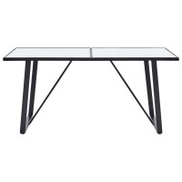 vidaXL Dining Table White 63