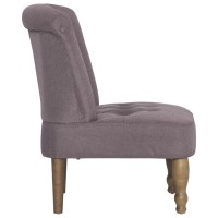 vidaXL French Chair Taupe Fabric