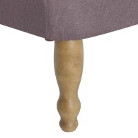 vidaXL French Chair Taupe Fabric