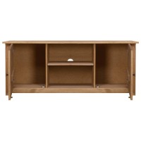 Vidaxl Tv Cabinet 47.2X15.7X19.7 Solid Pine Wood Panama Range