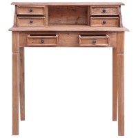 vidaXL Writing Desk with Drawers 35.4