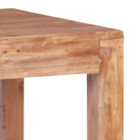 Vidaxl Coffee Table 20.9X19.7X19.7 Solid Reclaimed Wood