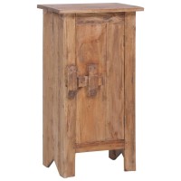 Vidaxl Bedside Cabinet 16.9X12.2X31.5 Solid Wood Mahogany