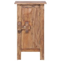 Vidaxl Bedside Cabinet 16.9X12.2X31.5 Solid Wood Mahogany