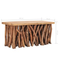 vidaXL Coffee Table 39.4