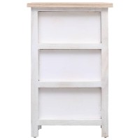 Vidaxl Side Cabinet 13.8X9.8X22.4 Paulownia Wood