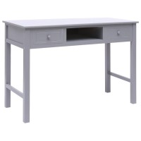 vidaXL Writing Desk Gray 43.3